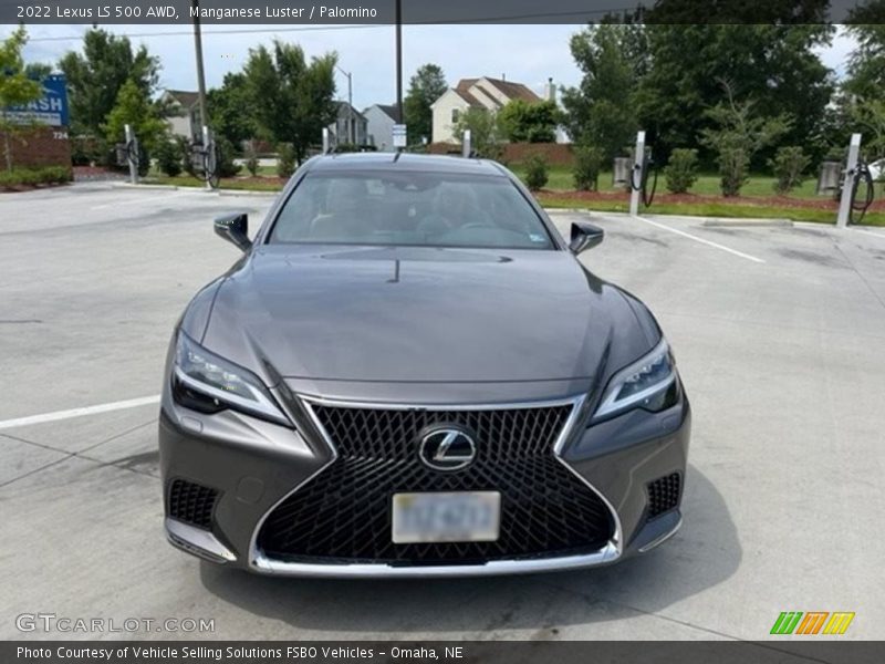 Manganese Luster / Palomino 2022 Lexus LS 500 AWD