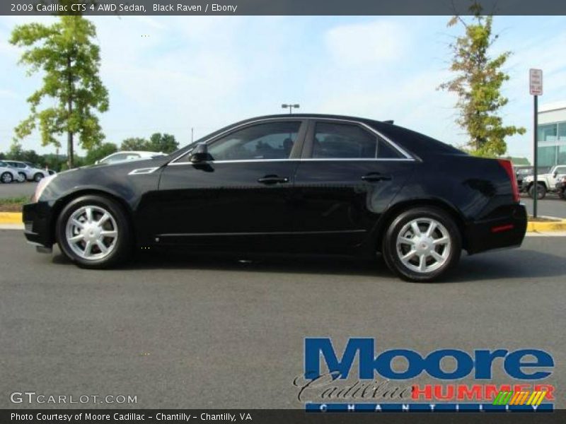 Black Raven / Ebony 2009 Cadillac CTS 4 AWD Sedan