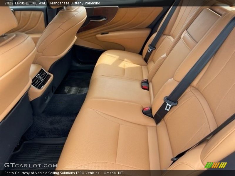 Rear Seat of 2022 LS 500 AWD