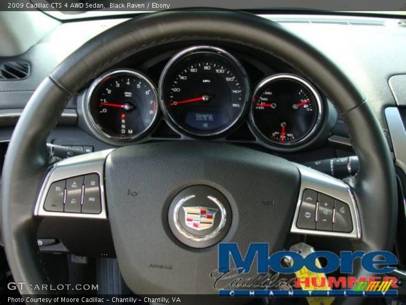 Black Raven / Ebony 2009 Cadillac CTS 4 AWD Sedan