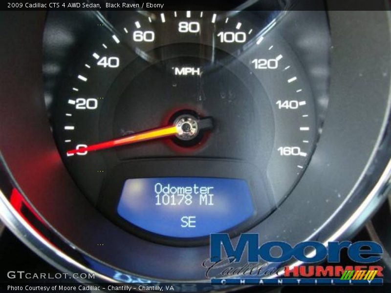 Black Raven / Ebony 2009 Cadillac CTS 4 AWD Sedan