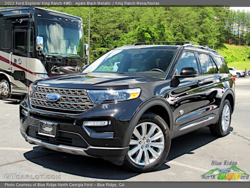 Agate Black Metallic / King Ranch Mesa/Norias 2022 Ford Explorer King Ranch 4WD