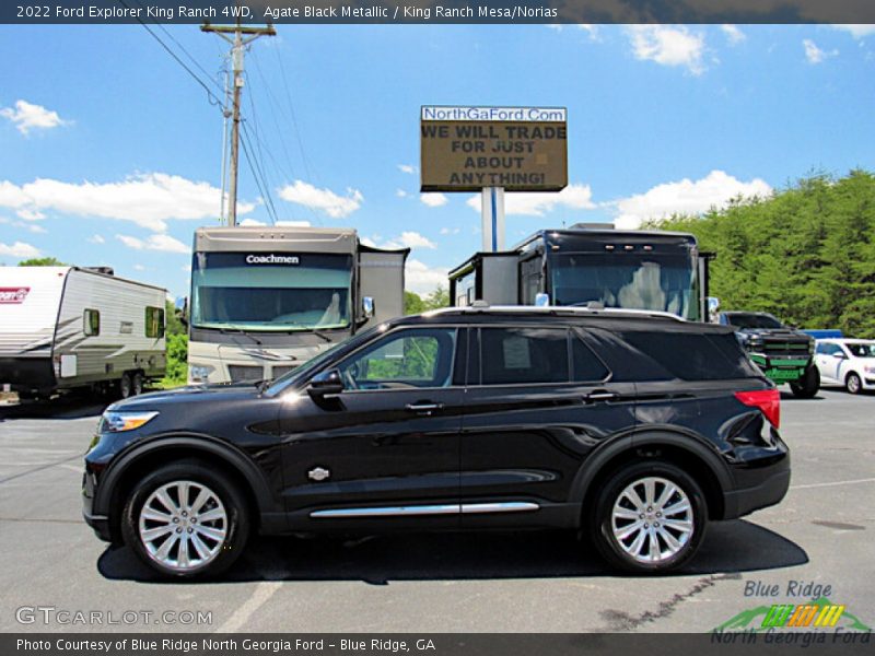 Agate Black Metallic / King Ranch Mesa/Norias 2022 Ford Explorer King Ranch 4WD