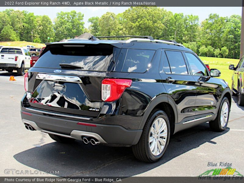 Agate Black Metallic / King Ranch Mesa/Norias 2022 Ford Explorer King Ranch 4WD