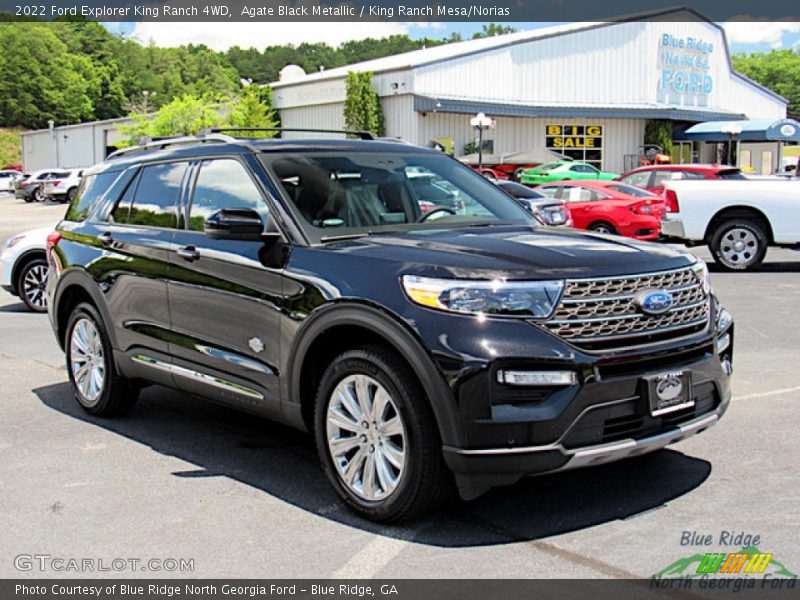 Agate Black Metallic / King Ranch Mesa/Norias 2022 Ford Explorer King Ranch 4WD