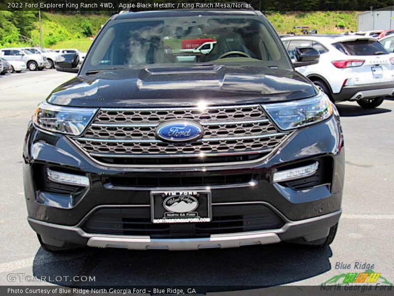 Agate Black Metallic / King Ranch Mesa/Norias 2022 Ford Explorer King Ranch 4WD