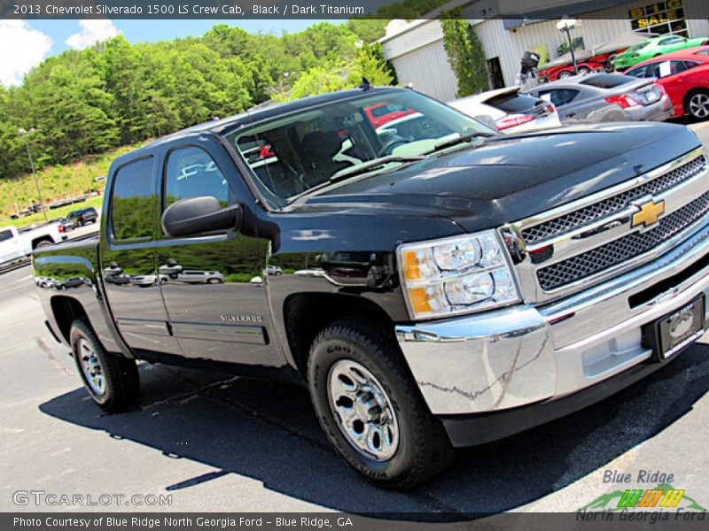 Black / Dark Titanium 2013 Chevrolet Silverado 1500 LS Crew Cab
