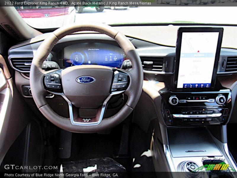 Agate Black Metallic / King Ranch Mesa/Norias 2022 Ford Explorer King Ranch 4WD