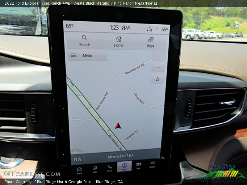 Navigation of 2022 Explorer King Ranch 4WD