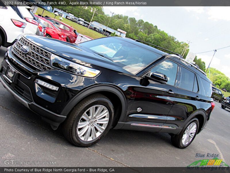 Agate Black Metallic / King Ranch Mesa/Norias 2022 Ford Explorer King Ranch 4WD