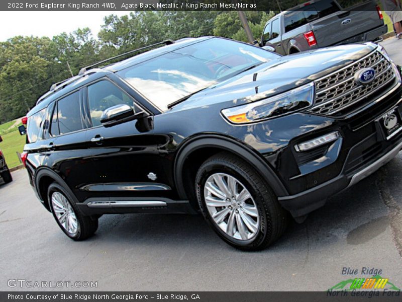 Agate Black Metallic / King Ranch Mesa/Norias 2022 Ford Explorer King Ranch 4WD