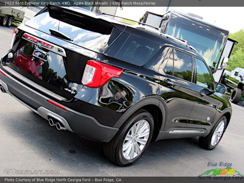 Agate Black Metallic / King Ranch Mesa/Norias 2022 Ford Explorer King Ranch 4WD