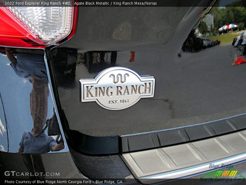 Agate Black Metallic / King Ranch Mesa/Norias 2022 Ford Explorer King Ranch 4WD