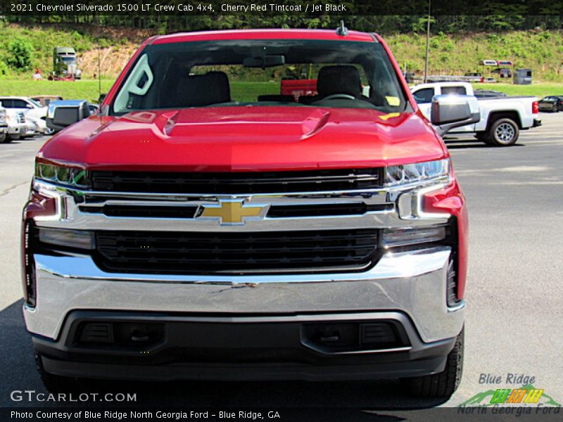 Cherry Red Tintcoat / Jet Black 2021 Chevrolet Silverado 1500 LT Crew Cab 4x4