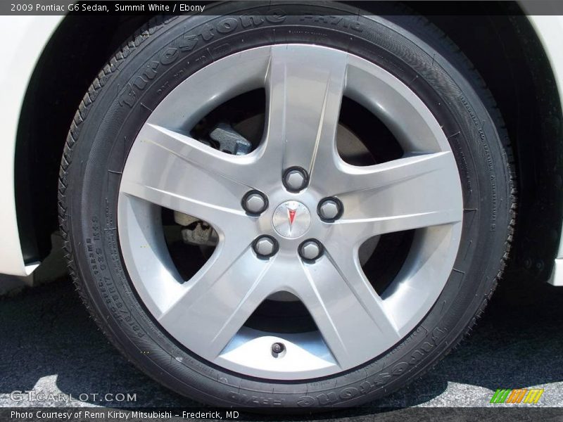 Summit White / Ebony 2009 Pontiac G6 Sedan