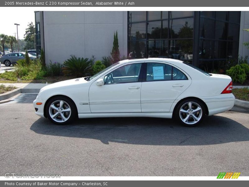 Alabaster White / Ash 2005 Mercedes-Benz C 230 Kompressor Sedan