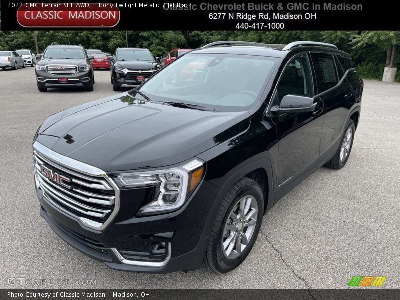Ebony Twilight Metallic / Jet Black 2022 GMC Terrain SLT AWD