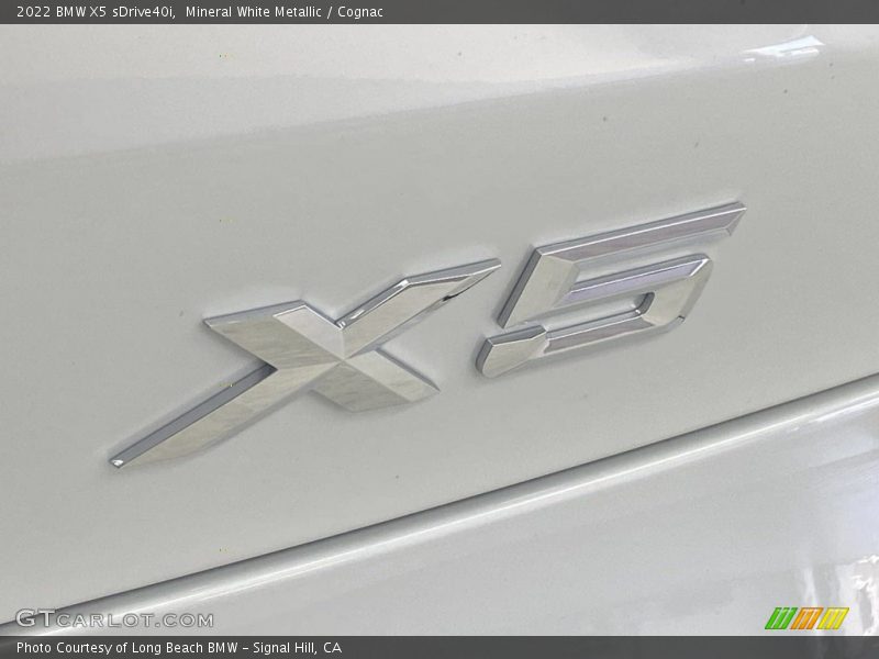 Mineral White Metallic / Cognac 2022 BMW X5 sDrive40i