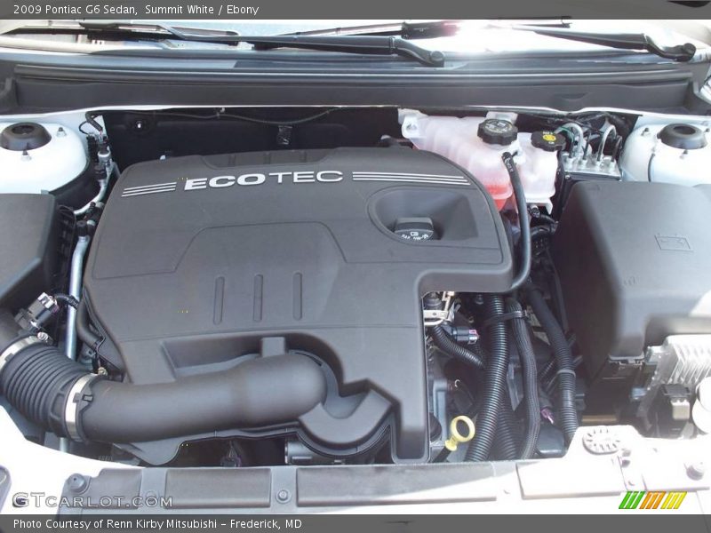 Summit White / Ebony 2009 Pontiac G6 Sedan