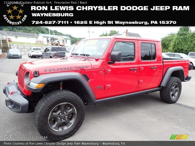 Firecracker Red / Black 2020 Jeep Gladiator Rubicon 4x4