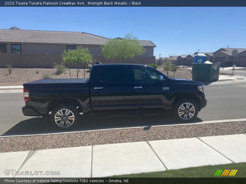 Midnight Black Metallic / Black 2020 Toyota Tundra Platinum CrewMax 4x4