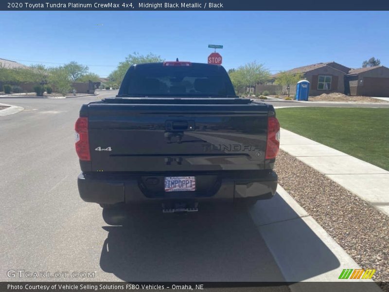 Midnight Black Metallic / Black 2020 Toyota Tundra Platinum CrewMax 4x4