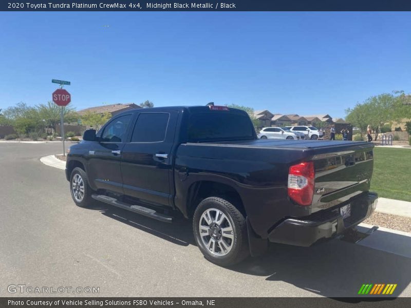 Midnight Black Metallic / Black 2020 Toyota Tundra Platinum CrewMax 4x4