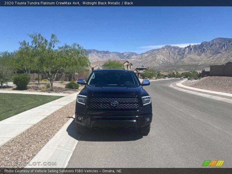 Midnight Black Metallic / Black 2020 Toyota Tundra Platinum CrewMax 4x4