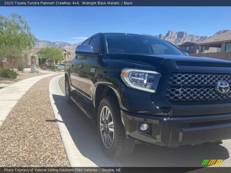 Midnight Black Metallic / Black 2020 Toyota Tundra Platinum CrewMax 4x4