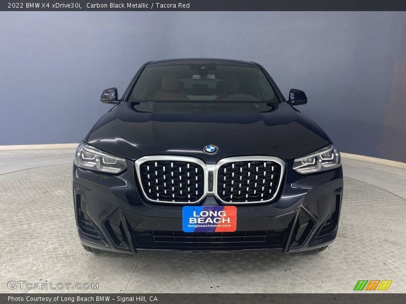 Carbon Black Metallic / Tacora Red 2022 BMW X4 xDrive30i