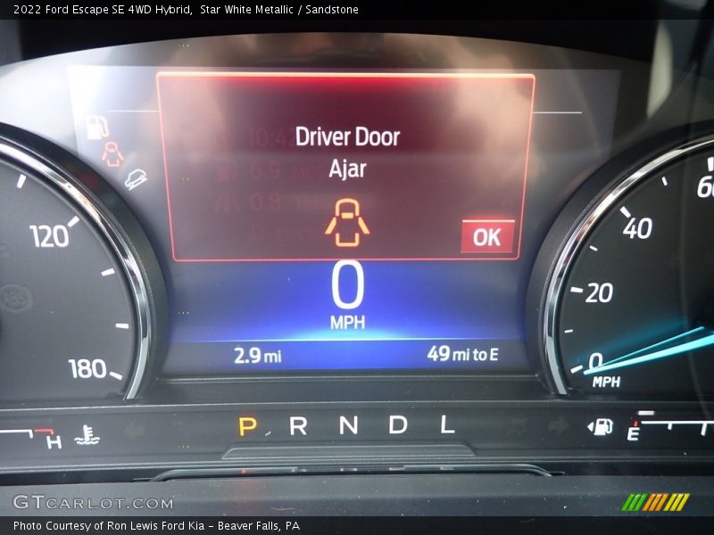 Star White Metallic / Sandstone 2022 Ford Escape SE 4WD Hybrid