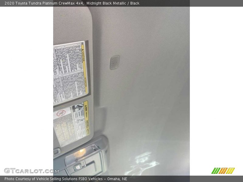 Midnight Black Metallic / Black 2020 Toyota Tundra Platinum CrewMax 4x4