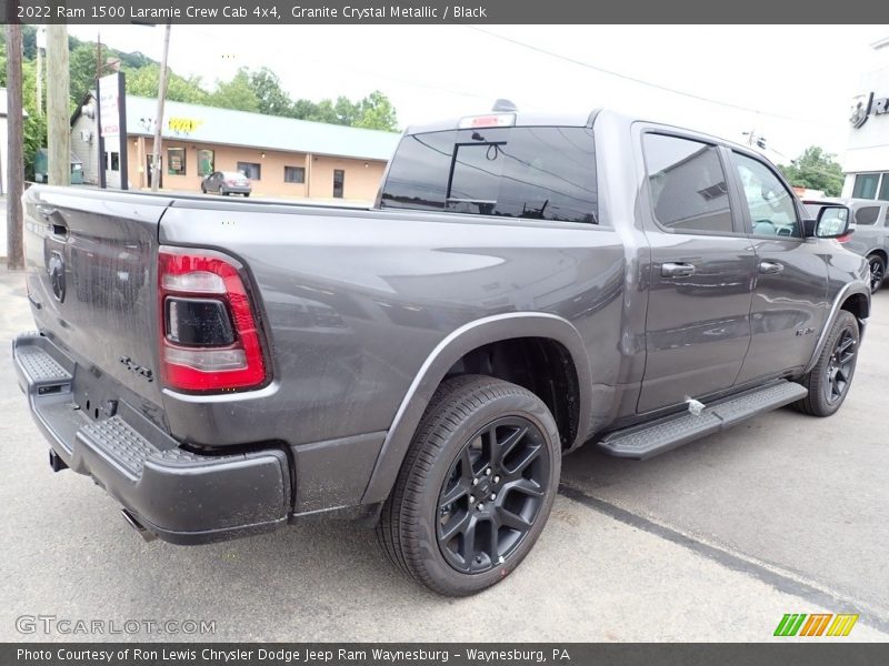Granite Crystal Metallic / Black 2022 Ram 1500 Laramie Crew Cab 4x4