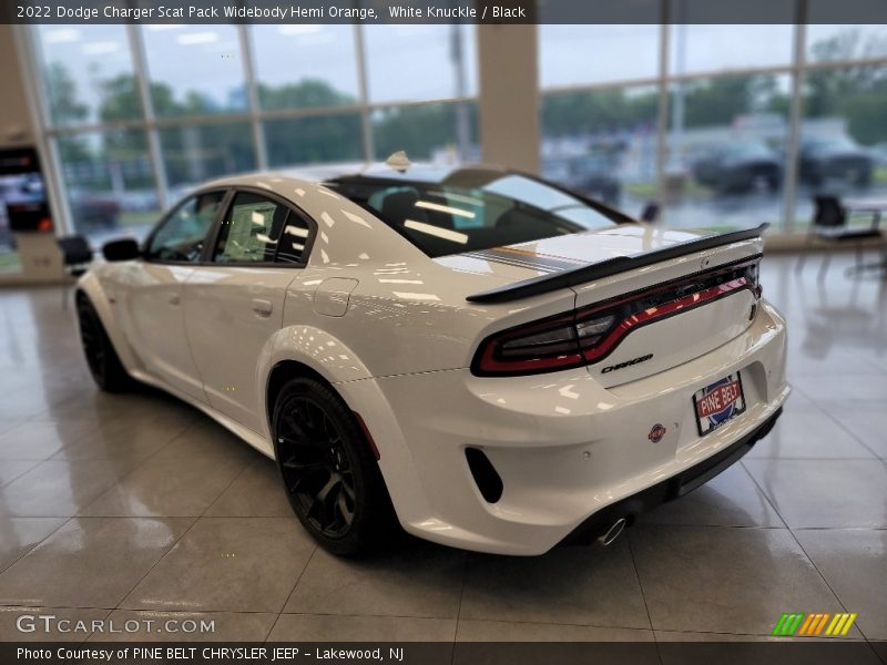 White Knuckle / Black 2022 Dodge Charger Scat Pack Widebody Hemi Orange