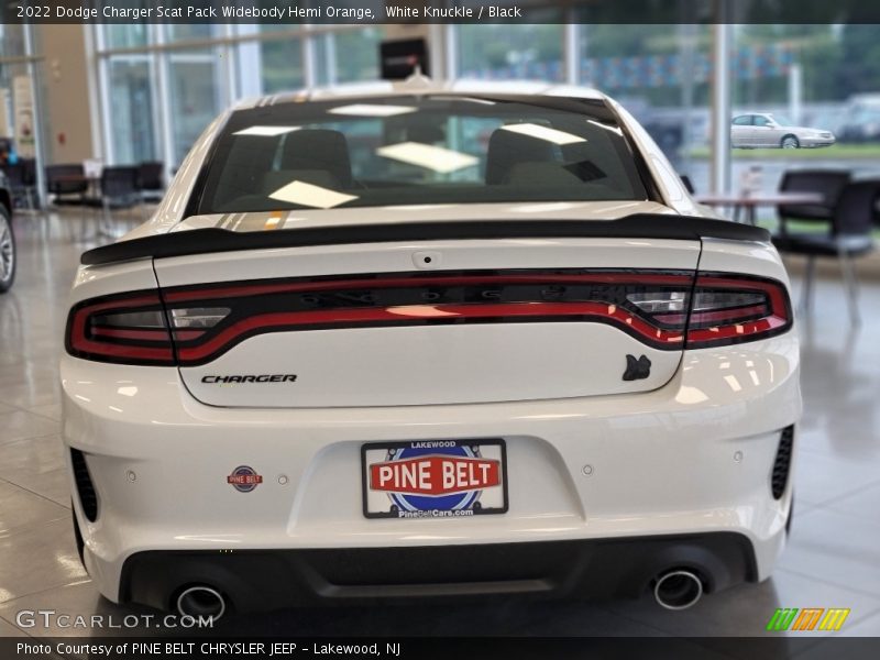 White Knuckle / Black 2022 Dodge Charger Scat Pack Widebody Hemi Orange