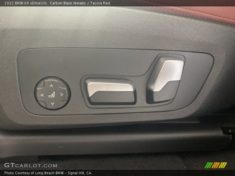 Carbon Black Metallic / Tacora Red 2022 BMW X4 xDrive30i