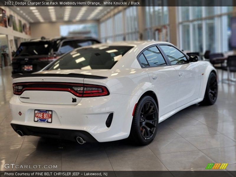 White Knuckle / Black 2022 Dodge Charger Scat Pack Widebody Hemi Orange