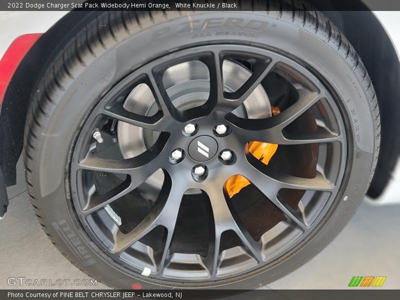  2022 Charger Scat Pack Widebody Hemi Orange Wheel