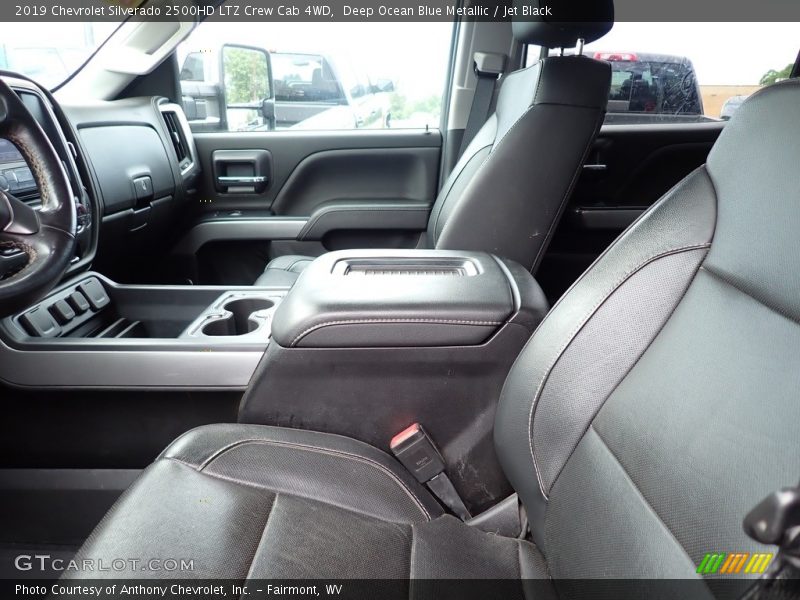 Deep Ocean Blue Metallic / Jet Black 2019 Chevrolet Silverado 2500HD LTZ Crew Cab 4WD