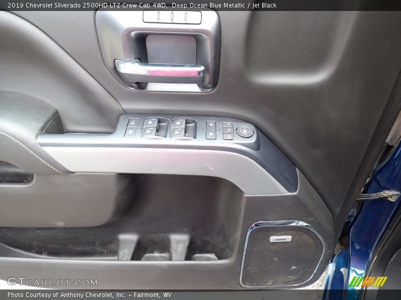 Deep Ocean Blue Metallic / Jet Black 2019 Chevrolet Silverado 2500HD LTZ Crew Cab 4WD