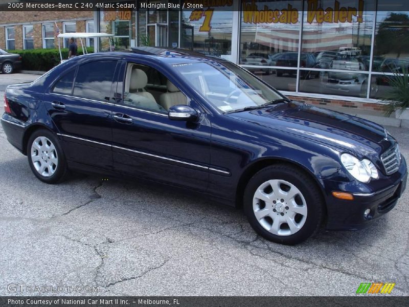 Midnight Blue / Stone 2005 Mercedes-Benz C 240 4Matic Sedan