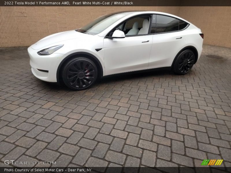  2022 Model Y Performance AWD Pearl White Multi-Coat