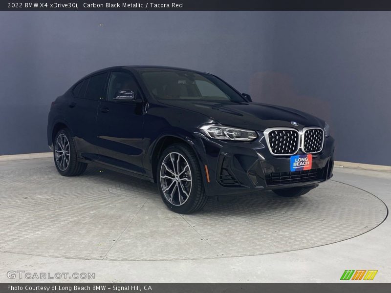 Carbon Black Metallic / Tacora Red 2022 BMW X4 xDrive30i