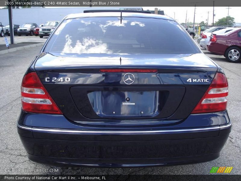 Midnight Blue / Stone 2005 Mercedes-Benz C 240 4Matic Sedan