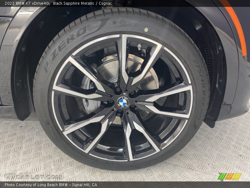 Black Sapphire Metallic / Cognac 2022 BMW X7 xDrive40i