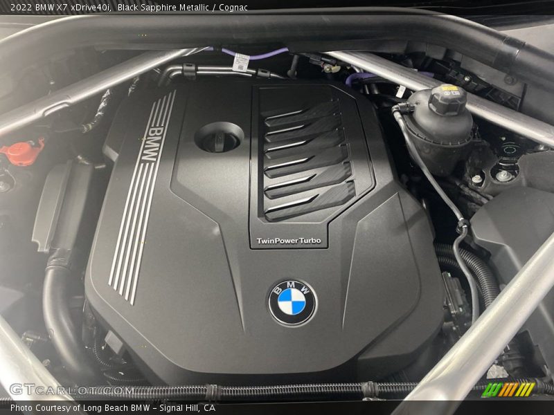 Black Sapphire Metallic / Cognac 2022 BMW X7 xDrive40i