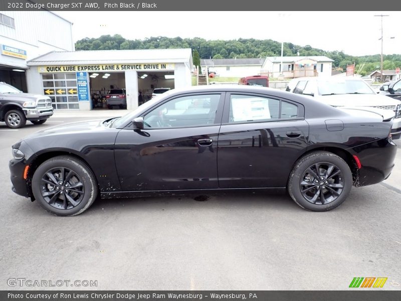 Pitch Black / Black 2022 Dodge Charger SXT AWD