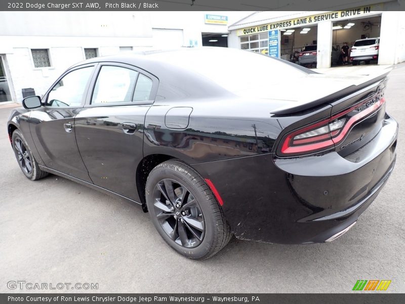 Pitch Black / Black 2022 Dodge Charger SXT AWD