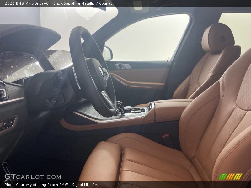 Black Sapphire Metallic / Cognac 2022 BMW X7 xDrive40i