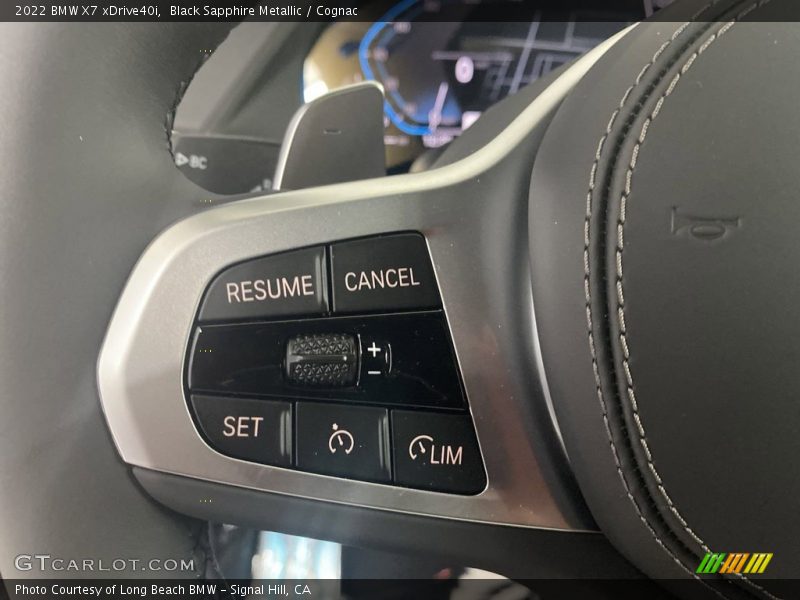 Black Sapphire Metallic / Cognac 2022 BMW X7 xDrive40i